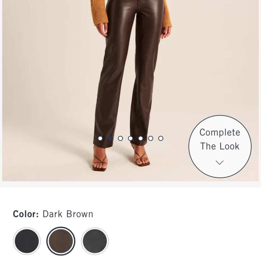 90’s High Rise vegan Leather pants
